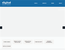Tablet Screenshot of digitalpolicy.org